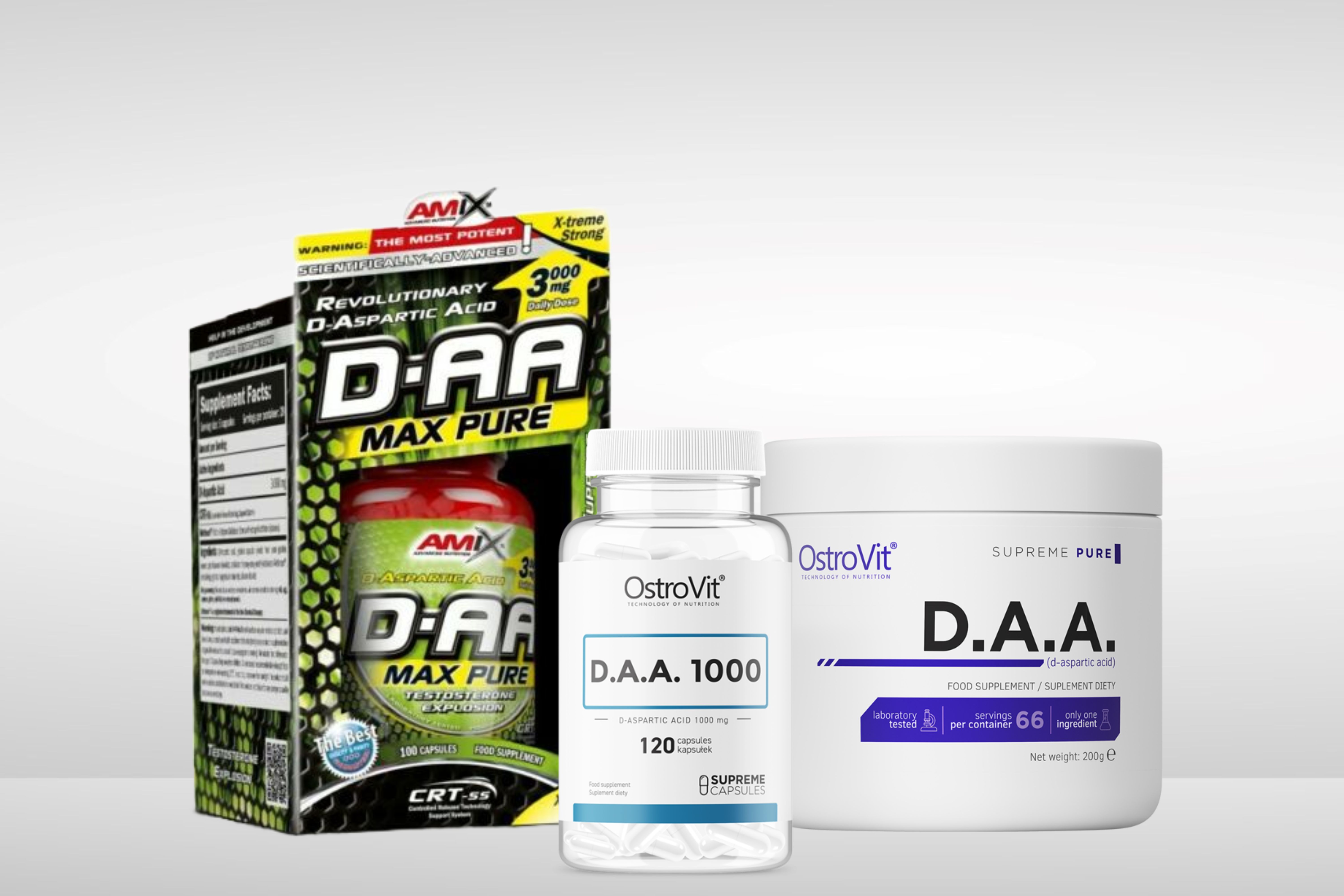 Suplementos de DAA (ácido d-aspártico) que te ayudarán a mejorar tu rendimiento